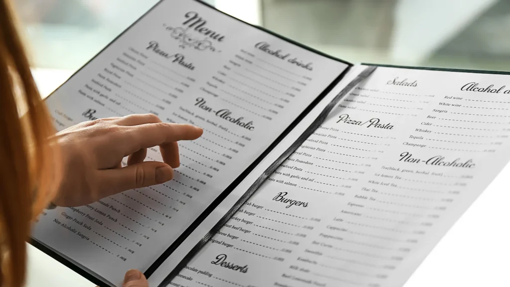 office pantry menu